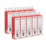 Лампочка светодиодная белая свеча на ветру E14 10W Thomson Tail Candle TH-B2030