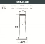 Наземный фонарь Fumagalli Carlo DR1.574.000.WXU1L (220V, круглые, IP55)
