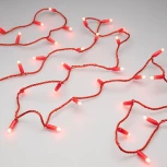 Светодиодная гирлянда ARD-STRING-CLASSIC-10000-RED-100LED-MILK-STD Red (230V, 7W) (IP65)