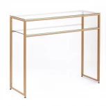 Консольный стол AllConsoles 1041-CG clear золотой