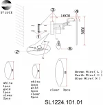 Бра ST Luce Lastra SL1224.101.02