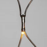 Светодиодная сеть 2 x 3 м желтая  24В, 384 LED, провод черный ПВХ, IP54 Laitcom NTL384M-11-1Y