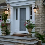 Уличный настенный светильник Escada 30010 30010W/01 E27*100W IP44 Black