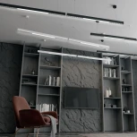 Светильник подвесной/накладной линейный светодиодный Novotech Iter 358869 (220V, на тросе)