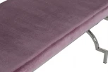 Банкетка Garda Decor 47ED-BEN006-LL (Хром/Сиреневый)