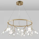 Подвесная люстра Natali Kovaltseva Grace ll GRACE 75125/18С GOLD SATIN