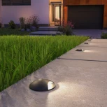 Встраиваемый светильник уличный Elektrostandard MRL LED 1104 чёрный (220V, круглые, IP65)