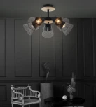 Потолочная люстра на штанге Wedo Light Mert WD3525/5C-BK-CR-BK