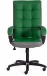 Кресло TRENDY (22) кож/зам/ткань, зеленый/серый, 36-001/12 Tetchair 19519