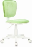 Кресло детское Бюрократ CH-W204NX светло-зеленый Velvet 81 крестовина пластик пластик белый