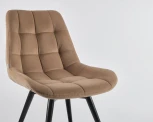 Стул MyFar Феникс поворотный микровелюр капучино (комплект 4 шт) MF1005-4