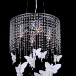 Подвесной светильник Favourite Fairies 1165-4PC (220V, хрусталь, на тросе, бабочки)