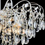 Потолочная люстра хрустальная на штанге Reluce 04055-0.3-07 WH+GOLD PN (220V)