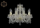 Подвесная люстра Art Classic 11.26 11.26.8.141.Gd.B (220V, хрусталь, на цепи, подсвечник, свеча)