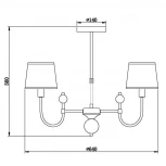 Потолочная люстра на штанге Vele Luce Fabio VL1933L06 (220V)