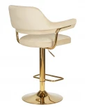 Стул барный DOBRIN CHARLY GOLD (бежевый велюр (MJ9-10)) 5019_Golden-LM 5019_Golden-LM, цвет сиденья бежевый (MJ9-10), основания золото