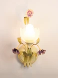 Бра 4349/A1 (220V, подсвечник, свеча, цветы, листья)