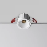 Встраиваемый светильник Maytoni Alfa LED DL043-01-10W3K-RD-W-1 (220V, круглые)