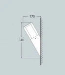 Настенный светильник уличный Fumagalli Carlo DR1.571.000.LXU1L (220V, факел, IP55)