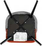 Стул Paola оранжевый с жаккардом Bradex Home RF 0260