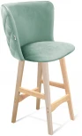 Стул полубарный SHT-ST36-3/S65-1 нежная мята/прозрачный лак Sheffilton 5704694202