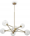 Потолочная люстра на штанге Freya Bumble FR5144PL-06TR (220V, шарики)