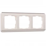 Рамка на 3 поста Stream (перламутровый) Werkel W0032113 (a051265)