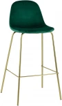 Стул барный Stool Group Валенсия велюр зеленый золотые ножки УТ000004434