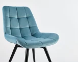 Стул MyFar Феникс поворотный бирюзовый велюр (комплект 4 шт) MF1003-4