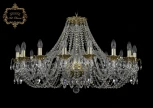 Подвесная люстра с хрустальными подвесками Art Classic 41.11 41.11.16.360.Gd.Sp