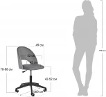 Стул Leo вращающийся на колесиках латте Bradex Home RF 0434