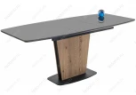 Стол на тумбе Woodville Теон графит / лиственница 462077