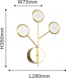 Настенный светильник F-Promo Mugs 4253-3W (LED, 220V)