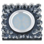 Встраиваемый точечный светильник Fametto Luciole DLS-L131 GU5.3 CHROME/BLACK (220V)