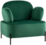 Кресло Stool Group Кэнди с подлокотниками велюр зелёный УТ000035881