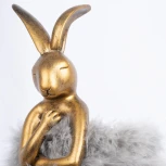 Настольная лампа Loft It Lapine 10315/A Grey fluff (220V, выключатель, животные)