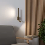 Настенный светильник светодиодный для чтения Elektrostandard Sarca 40111/LED латунь a066401 (220V, выключатель, круглые)