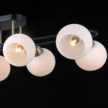 Потолочная люстра на штанге ILLUMICO IL0790-8CSQ-25 BK AB TRENTO (220V)