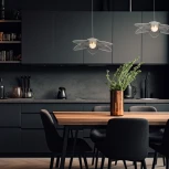 Подвесной светильник De City Оскар 510014701 (LED, 220V, на проводе, цветы)