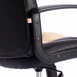 Кресло NEO (1) кож/зам, черный/бежевый, 36-6/36-34 Tetchair 3024