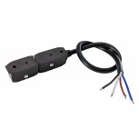 Ввод питания для радиусного магнитного встраиваемого шинопровода iLedex Vision48/22 POWER INN 4822-R-BK