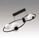 Подвесной светильник Lumion Ornato 8035/3 8035/3 черный/белый, металл/стекло G9 3*35W 220V (на проводе, шарики)