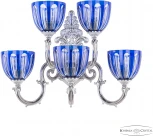 Бра Bohemia Verona 7203B15/3+2/210 NW P1 U Clear-Blue/H-1H
