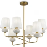 Потолочная люстра на штанге Freya Ceramics FR2029PL-06BS (220V)