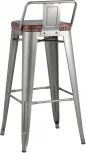 Стул барный Stool Group TOLIX SOFT серебристый УТ000001293