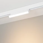 Трековый светильник светодиодный MAG-ORIENT-FLAT-FOLD-S230-12W Warm3000 (WH, 80 deg, 48V DALI) (Arlight, IP20 Металл, 3 года) 035858