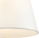 Подвесной светильник Lumion Kentuki 8283/1A никель/белый, металл/керамика/текстиль Е14 1*40W 220V