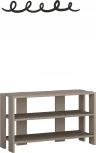 Обувница с вешалкой для одежды TONO SHOE RACK-HANGER (Дерево/Бежевый) LEVE