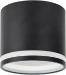 Светильник потолочный накладной Feron HL362 LUNA 41997 12W, GX53, черный (220V, круглые)