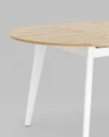 Стол Stool Group Rondo 100-135*100 дуб/белый УТ000005715